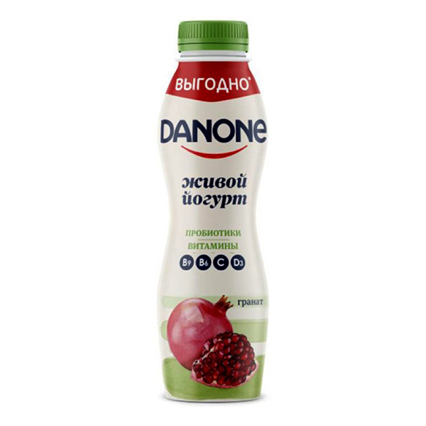 Йогурт Danone гранат 1.2% 670 г